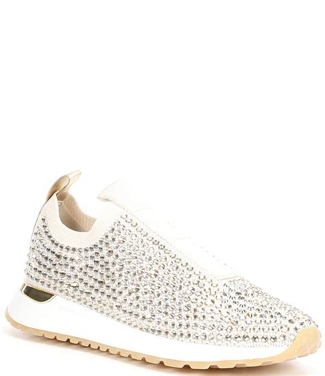 michael kors stretch knit sneakers